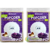 Pachet Popcorn (Porumb Albastru) cu Sare si Unt de Shea Ecologic/Bio 100g + 100g