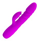 Vibrator Rabbit Melanie, Violet, 20 cm, Pretty Love