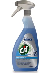 Solutie pentru geamuri si suprafete Cif Professional, 0.75L foto