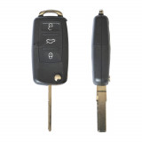 CARCASA CHEIE CONTACT PENTRU VOLKSWAGEN JETTA / PASSAT (B5-B6-B7) / POLO / SCIROCCO / TIGUAN, 3 BUTOANE, CU CHEIE 54165