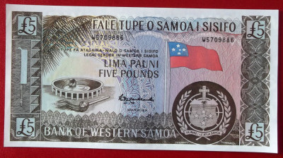 SAMOA DE VEST Western Samoa 5 Pounds 2020 UNC necirculata ** foto