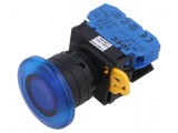 Comutator acţionat prin apăsare 22mm cu LED-uri
