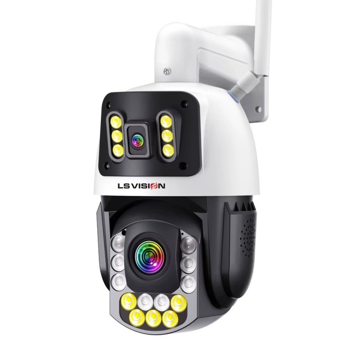 Camera Supraveghere LS-WL560-50X, Wi-Fi, 6 MP, 2 lentile, Vedere nocturna, Rotire Din Aplicatie, Rezistenta La Apa IP 66