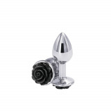Rear Assets - Dop Anal din Aluminiu cu Model Trandafir, 7,6 cm, Orion