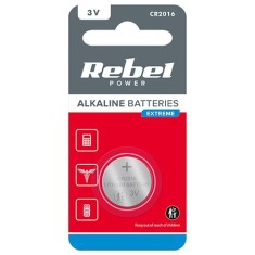 BATERIE REBEL EXTREME CR2016 1 BUC/BLISTER BAT0194