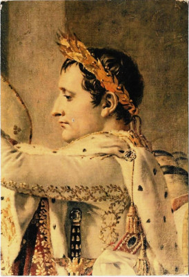 Carte postala veche Franta, Sacre de Napoleon (David) detail foto
