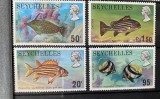 PC335 - Seychelles 1974 Fauna marina/ Pesti, serie MNH, 4v