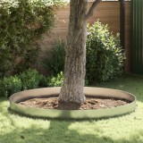 vidaXL &Icirc;mprejmuire pentru gazon Argintiu 450 x 25 cm Oțel galvanizat