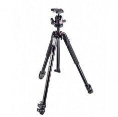 Kit trepied foto cu cap bila Manfrotto MK190X3-BH foto