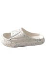 Papuci Dama, Zamo&Acirc;&reg;, Fosforescenti, din Spuma Moale EVA, Anti-Alunecare, Culoare Neagra cu Picatele, marime 36-37