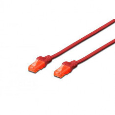 Patchcord Digitus Premium UTP CAT6 5m Red foto