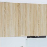 Cumpara ieftin Dulap suspendat cu usa Riga Stejar Sonoma 30 x 31 x 100 cm