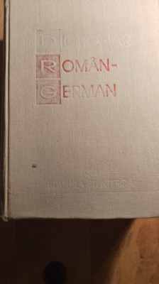 Dictionar roman german,anutei,1996. / 0154 foto