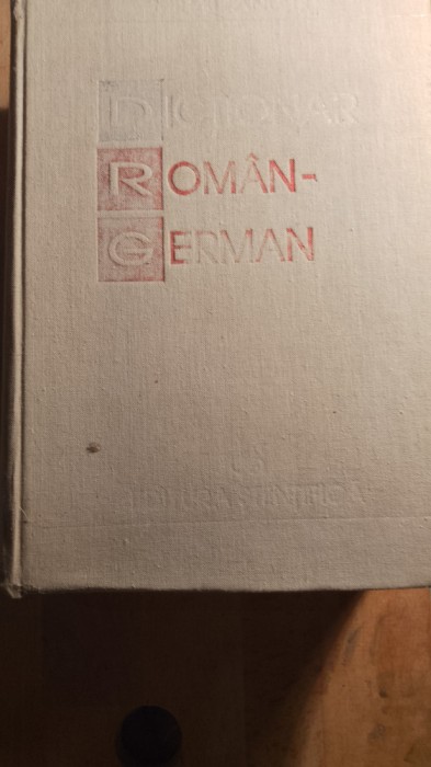 Dictionar roman german,anutei,1996. / 0154