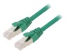 Cablu Ethernet LAPP Cat.6a S/FTP LSZH Verde, 0.5m, RJ45