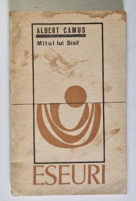 MITUL LUI SISIF-ALBERT CAMUS BUCURESTI 1969, *PREZINTA URME DE UZURA foto