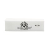 Cumpara ieftin Buffer pentru unghii, Global Fashion, granulatie 120, alb