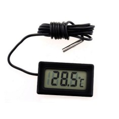 Termometru electronic cu sonda, ecran LCD, lungime fir 100 cm, picioruse