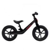 Bicicleta Micro Fara Pedale, Din Magneziu, Cu Kit De Schi Inclus, Roți 12 inch Negru /Rosu