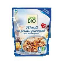 Muesli cu Seminte fara Adaos Zahar Bio Jardin Bio 375gr Cod: 1231922 foto