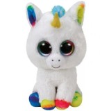 Jucarie de plus Pixy unicorn alb, 15 cm, TY