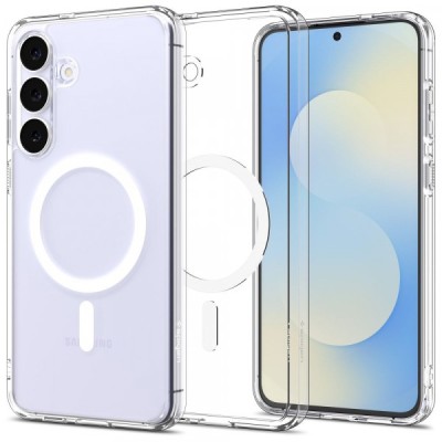 Husa MagSafe pentru Samsung Galaxy S25 FE, Spigen, Ultra Hybrid, Alba foto