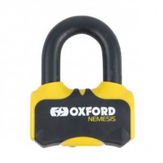 Anti-furt disc frână NEMESIS OXFORD colour yellow 122mm x 95mm mandrel 16mm