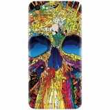 Husa silicon pentru Xiaomi Redmi Note 5A, Abstract Multicolored Skull