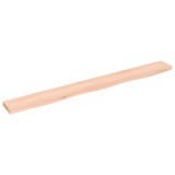 Cumpara ieftin Polita de perete, 100x10x2 cm, lemn masiv de stejar netratat