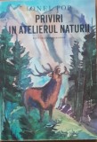 Ionel Pop - Priviri in Atelierul Naturii, 1982, Editura Ion Creanga, Coperta Paperback, Carte Povesti Copii