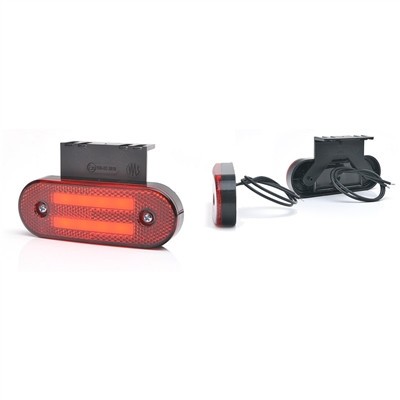 LAMPA GABARIT LED 1224 W175, 12V-24V, POZITIE ROSU WAS 43487 foto
