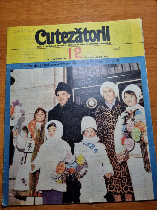 revista cutezatorii - 12 ianuarie 1984 - ziua de nasterea a elenei ceausescu