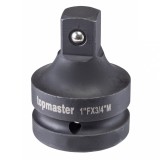 Adaptor tubular de impact 3/4 F x 1/2 M Topmaster Pro, otel Cr-Mo
