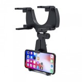 Suport Telefon Auto Oglinda Retrovizoare Rotativ 240&deg; Universal 3.5-5.5 inch ALM