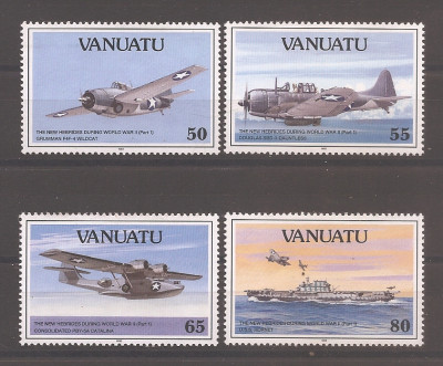 Vanuatu 1992 - A 50-a aniversare de la izbucnirea războiului din Pacific, MNH foto