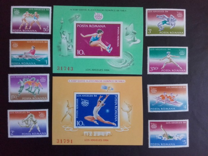 1984 - Olimpiada de vara Los Angeles - LP1104 + LP1105+LP1106