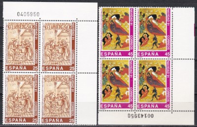 Spania 1991 - Crăciun, Bloc de 4, MNH foto