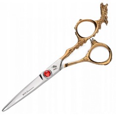 WOLF Foarfece de tuns dreapta 5,5 Bird-stone offset pentru coafura, linia Professional, pentru utili
