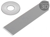 Cablu Bandă Neecranat 1,27mm 20x26AWG PVC 100ft