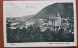 Carte postala, Brasov, Biserica Neagra, 1929