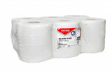 Prosop Rola Hartie Alba, 120m - 2 Straturi, 6 Buc/bax, Office Products Maxi - Hartie Reciclata