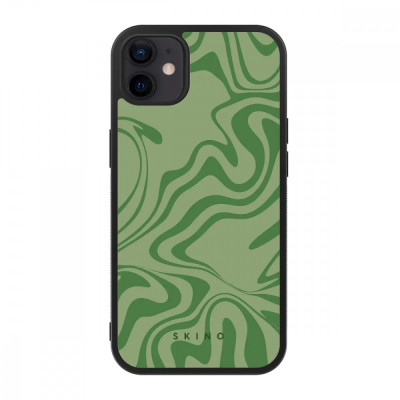 Husa iPhone 12 - Skino Green Apple, verde foto