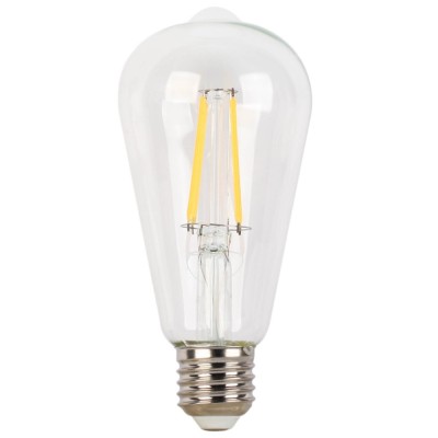 Bec LED filament Hoff clasic ST64 E27 8W 960lm lumina calda 2700 K foto