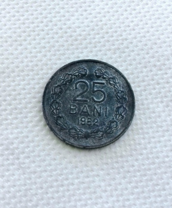 Moneda romaneasca 25 bani 1952