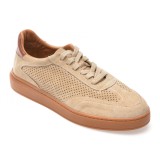 Pantofi sport GRYXX bej, M25Y48, din piele intoarsa