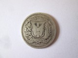 Republica Dominicana 25 Centavos 1951 argint.900 moneda din imagini