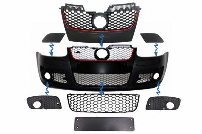 Accesorii Grile Bara fata GTI Look VW Golf 5 V (2003-2007) Performance AutoTuning foto