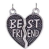 Pandantiv, jolie silver, argint 925, model inima best friend, 1 g, 10x12 mm