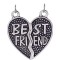 Pandantiv, jolie silver, argint 925, model inima best friend, 1 g, 10x12 mm