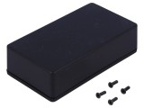 Carcasă universală ABS neagră 63mm x 113mm x 31mm 1591XX